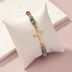 Cross Beaded Bracelet