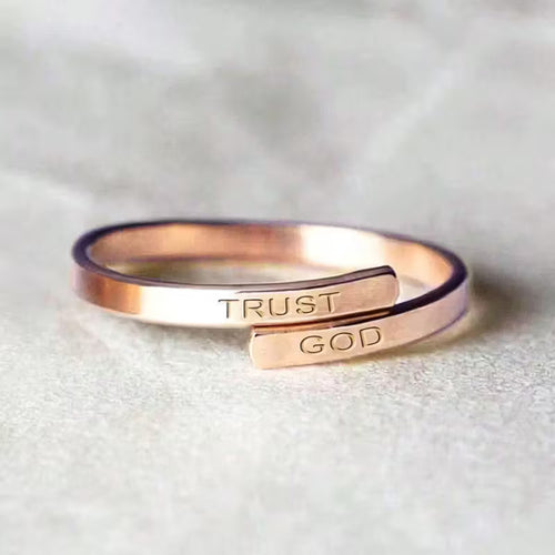 Trust God Ring