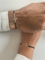 Couple Cross Bracelets (2 pieces Set)